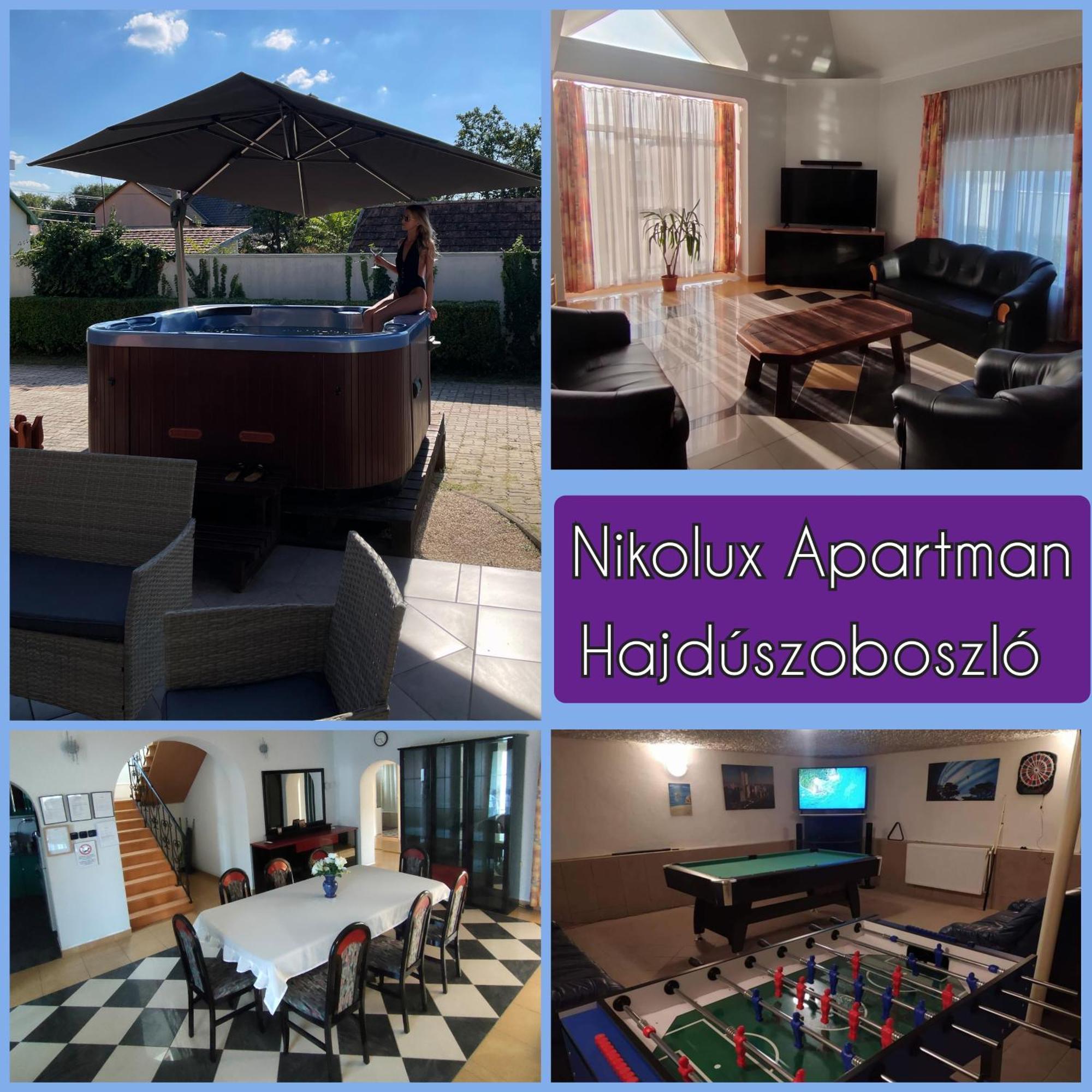 Nikolux Apartman Hajdúszoboszló 外观 照片